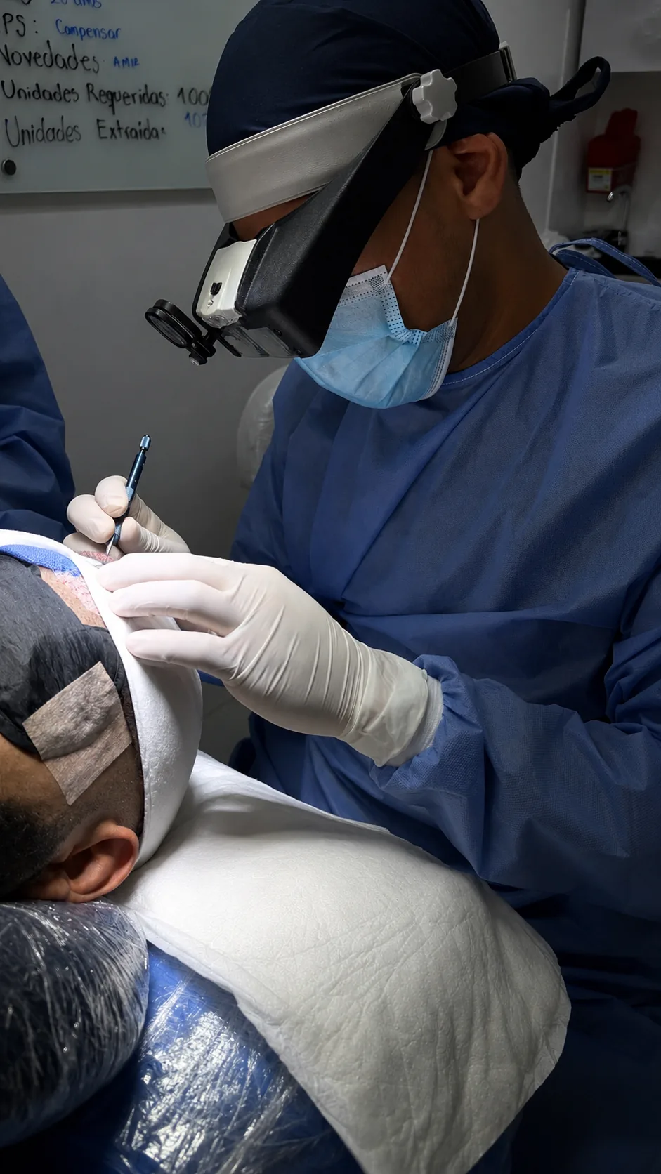 Diseño e implantación de línea capilar tras el procedimiento